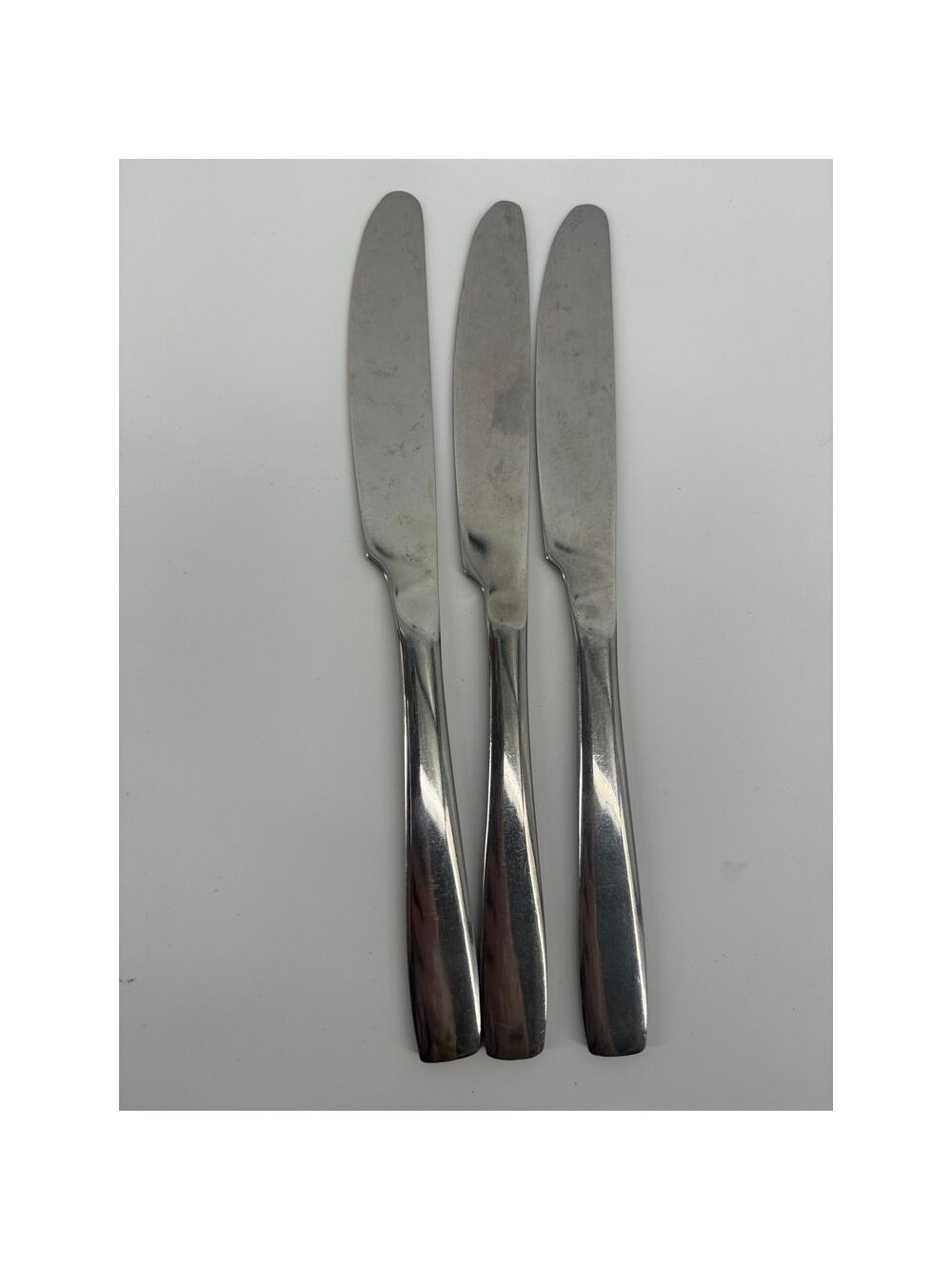 Vintage Silverplate Butter Knives Craft Lot Set of 3 Jewelry Making Flatware